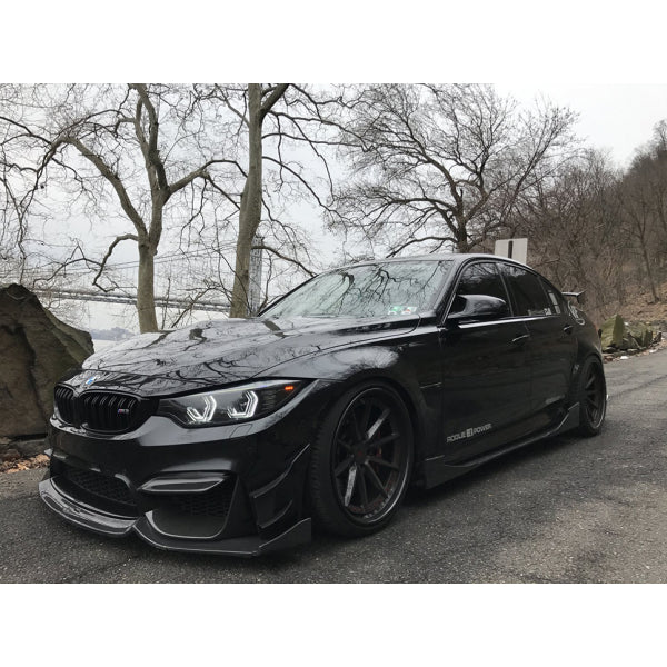 Frontläpp i carbon Mad Fang typ 2 för BMW M3 F80 & M4 F82/F83
