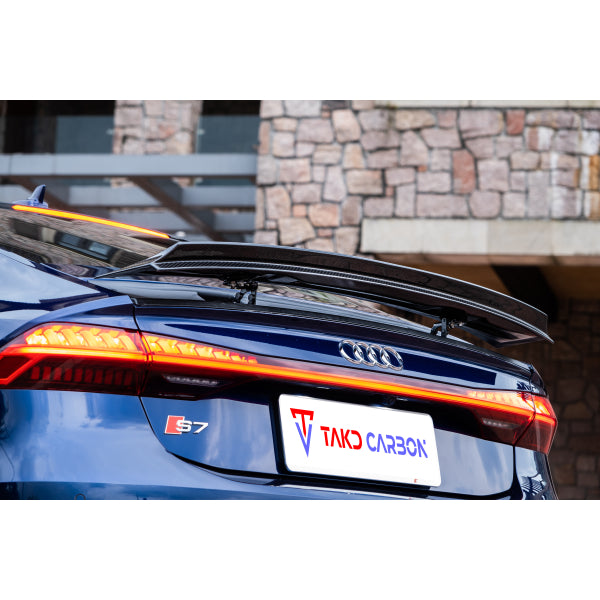 Bakluckespoiler i dry pre-preg carbon för Audi A7 / S7 C8 2019–2023
