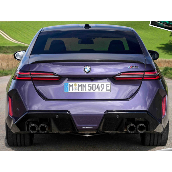 Bakluckespoiler i pre-preg carbon (MSCARBON) för BMW 5 G60 & M5 G90