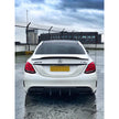 Bagageluckespoiler i carbon PSM-stil för Mercedes-Benz C43/C63 AMG W205 Sedan