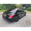 Bagageluckespoiler i carbon PSM-stil för Mercedes-Benz C43/C63 AMG W205 Sedan