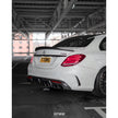 Bagageluckespoiler i carbon PSM-stil för Mercedes-Benz C43/C63 AMG W205 Sedan