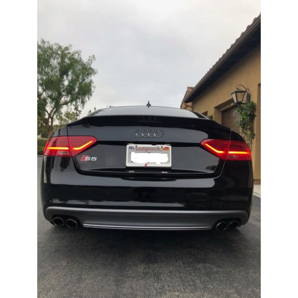Bakluckespoiler CAT i carbon för Audi A5 8T Coupé 2-dörrars 2008–2016