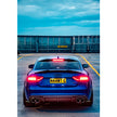 Bakluckespoiler M4-modell i carbon för Audi A5 8T 4-dörrars 2008–2016 – bild 2