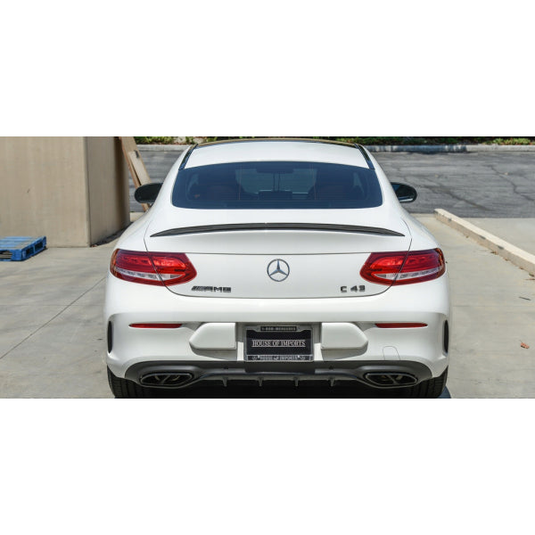 Bakluckespoiler i carbon i AMG-stil för Mercedes-Benz C-klass W205 Coupé – bild 4