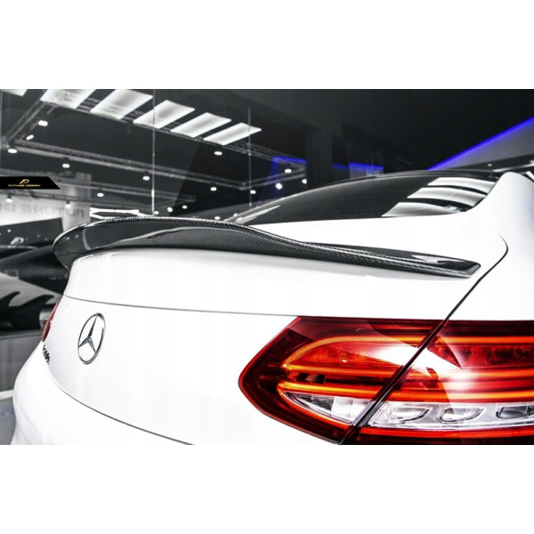 PSM bakvinge i blank carbon för Mercedes-Benz C-klass W205 Coupé (variant 2) – bild 7