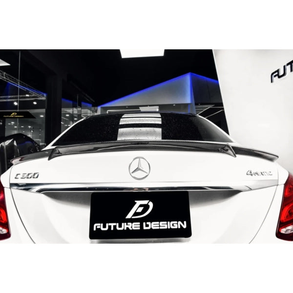 Bagageluckespoiler i carbon C63 AMG-stil för Mercedes-Benz C-klass W205 Sedan – bild 7