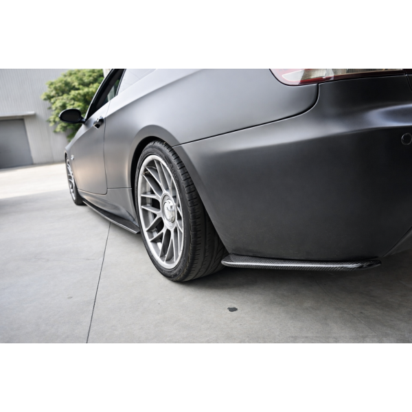 Bakre stötfångarsplitters i carbon för BMW E92/E93 M-paket LCI