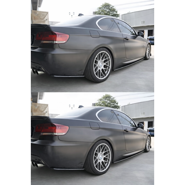 Bakre stötfångarsplitters i carbon för BMW E92/E93 M-paket LCI
