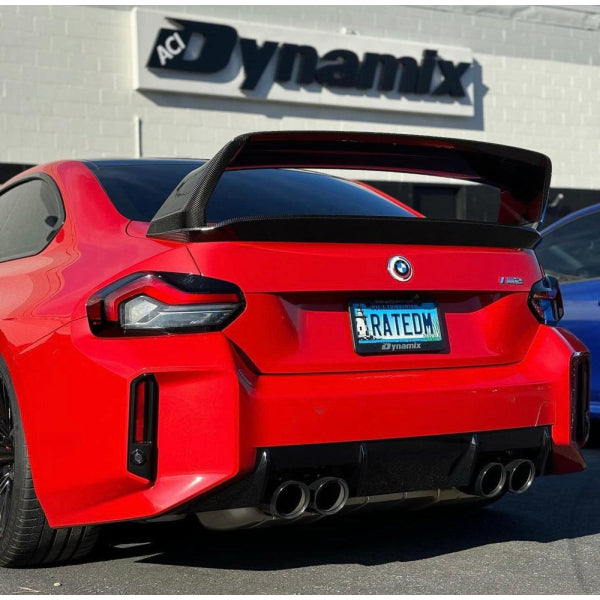 Bagageluckespoiler/vinge i pre-preg carbon för BMW M2 G87