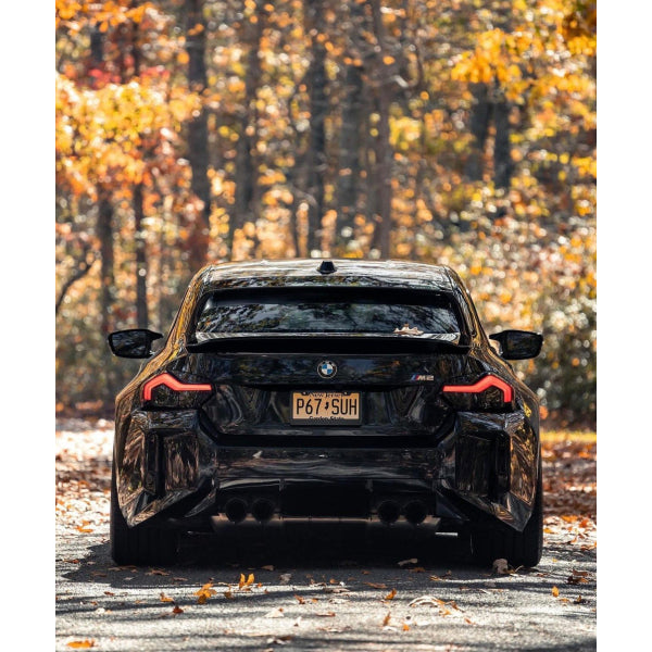 Bagageluckespoiler/vinge i pre-preg carbon för BMW M2 G87