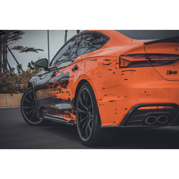 TAKD sidokjolar i dry pre-preg carbon för Audi A5 / S5 F5 2020–2023