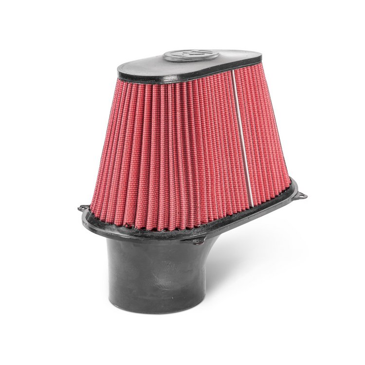 Wagner Tuning ovalt sportluftfilter 230x130 mm, 76 mm anslutning