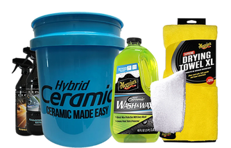 Meguiar's Stora tvättpaketet – komplett biltvätt med hink