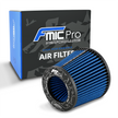 FMIC.Pro koniskt luftfilter 70 mm anslutning, längd 125 mm blå