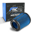 FMIC.Pro koniskt luftfilter 70 mm anslutning, längd 175 mm blå