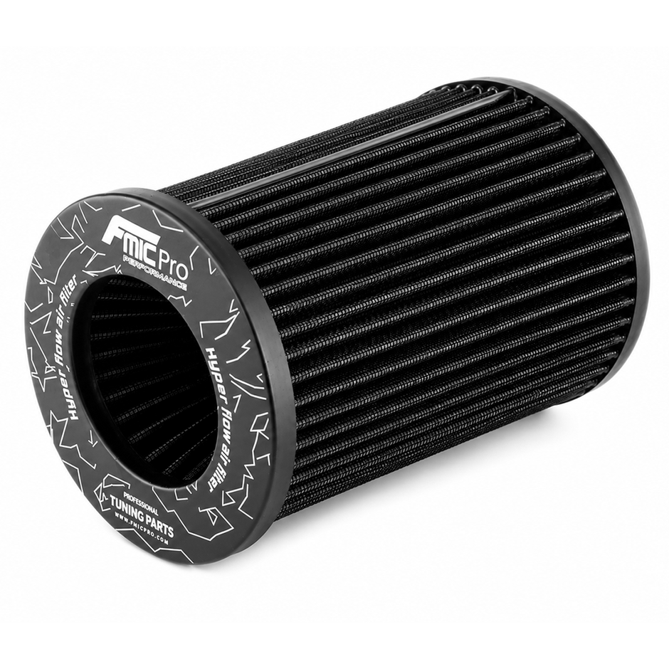 FMIC.Pro koniskt luftfilter 102 mm anslutning, längd 200 mm svart – bild 2