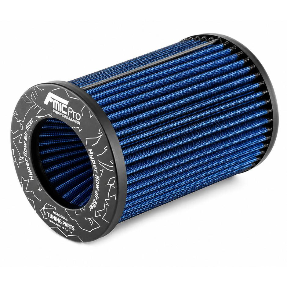 FMIC.Pro koniskt luftfilter 70 mm anslutning, längd 200 mm blå – bild 2