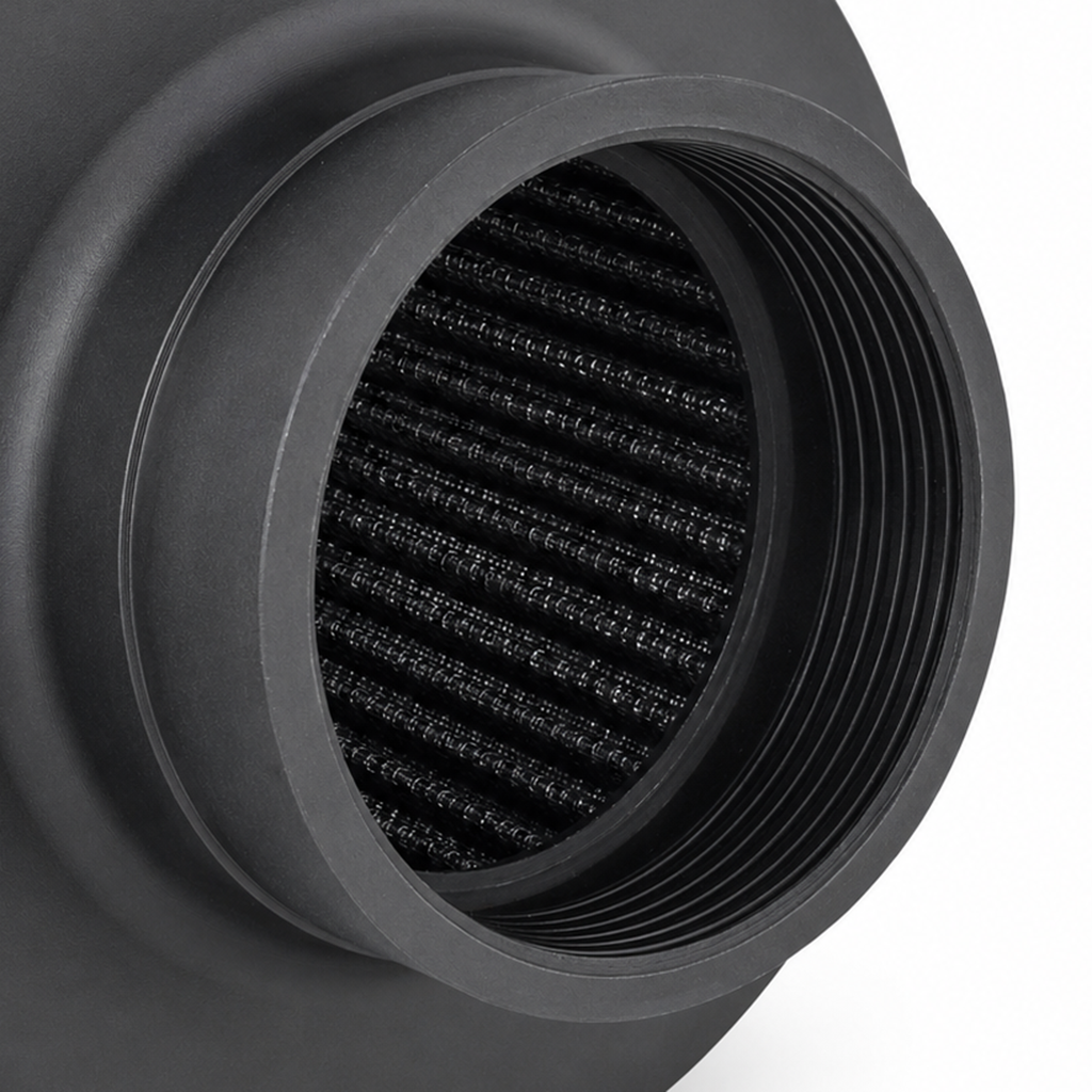 FMIC.Pro koniskt luftfilter 76 mm anslutning, längd 200 mm (FP-AF-200-76-B)