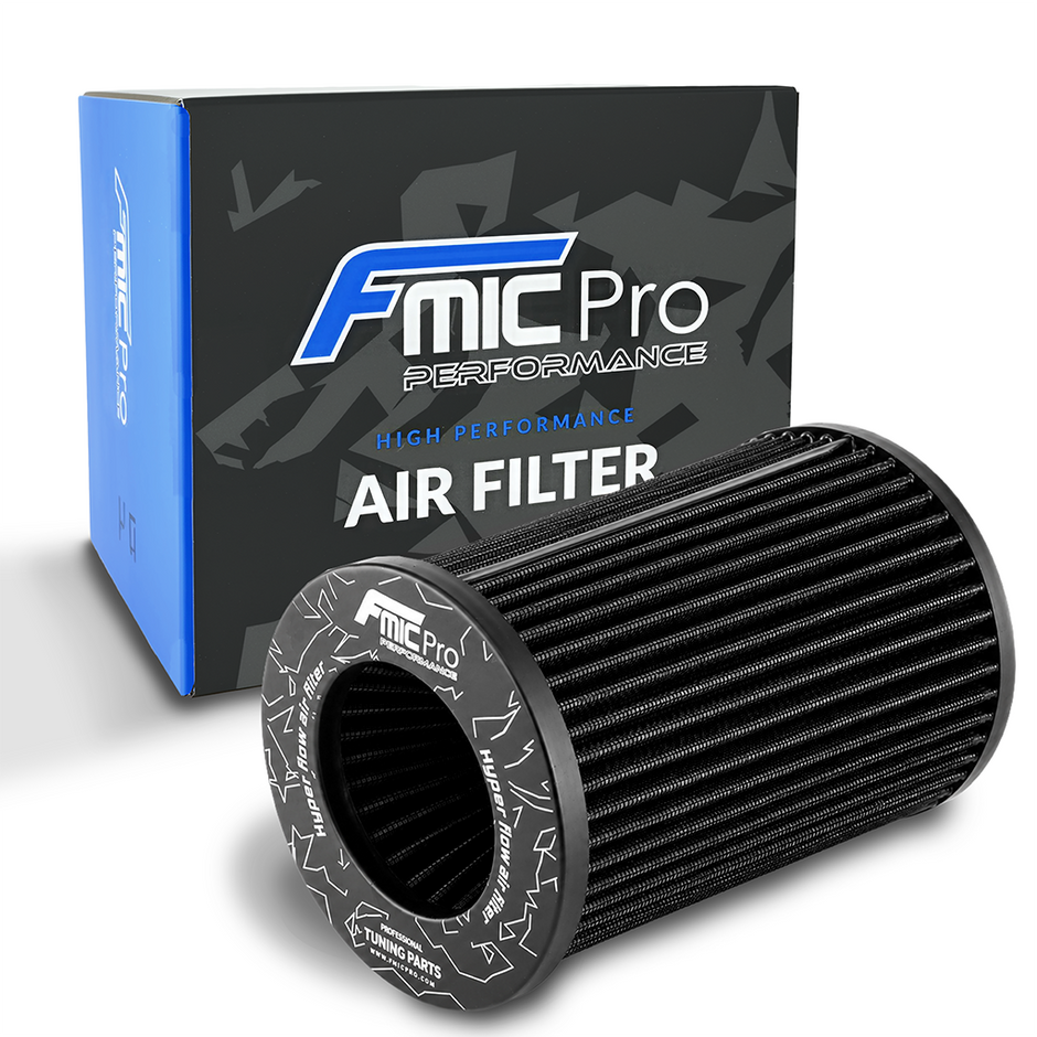 FMIC.Pro koniskt luftfilter 89 mm anslutning, längd 200 mm svart