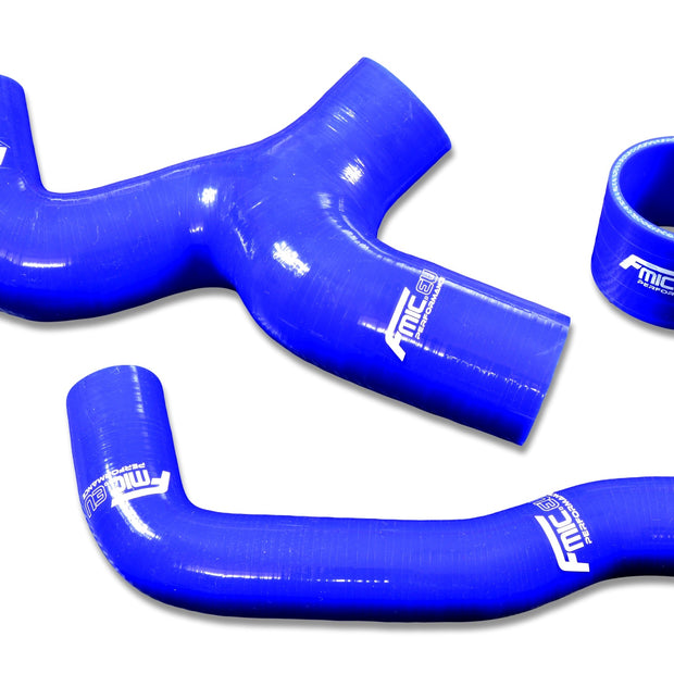 FMIC.EU Kylarslangar i silikon – Subaru Impreza GC8 / GDB 1996–2006 (Blå)