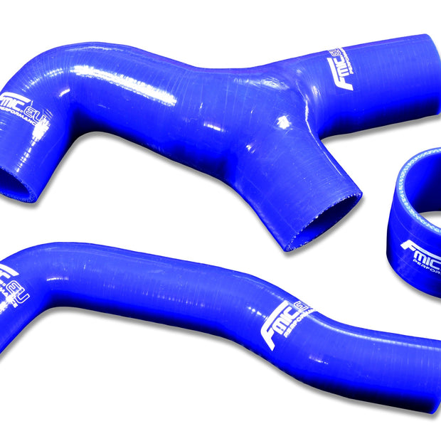 FMIC.EU Kylarslangar i silikon – Subaru Impreza GC8 / GDB 1996–2006 (Blå)