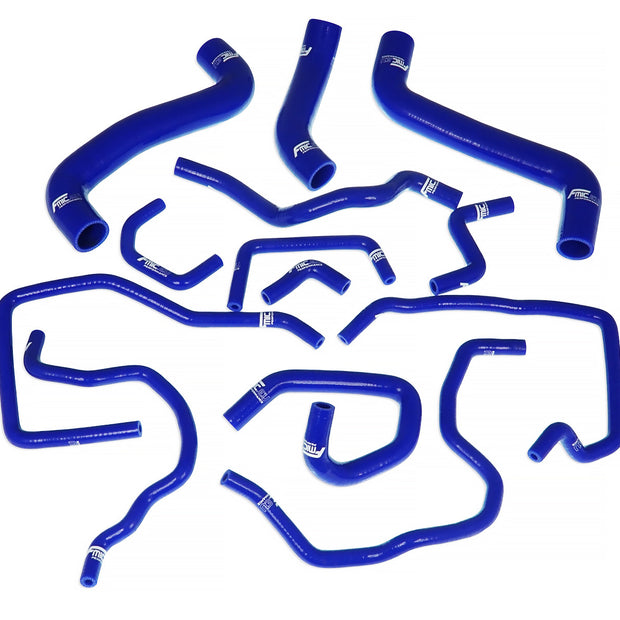 FMIC.EU Kylarslangar i silikon – Subaru Impreza WRX STI GRB Ver 10 (13 delar) – Blå