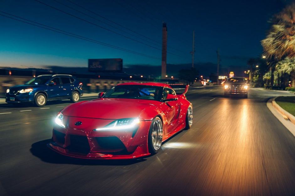 Supra A90 Bakre Luftfjädring Air Lift Performance – bild 8