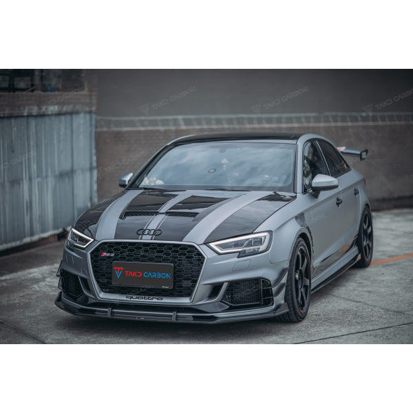 TAKD motorhuv i Dry Carbon för Audi RS3 8V – bild 2