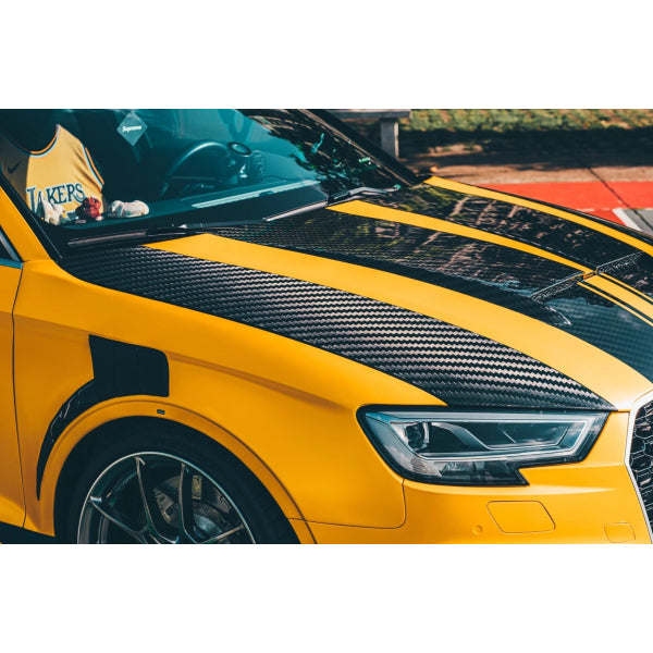 TAKD motorhuv i Dry Carbon för Audi RS3 8V – bild 3