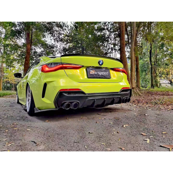 TAKD bagageluckespoiler TKM4 i Dry Carbon för BMW 4-serie G22 G23 G26