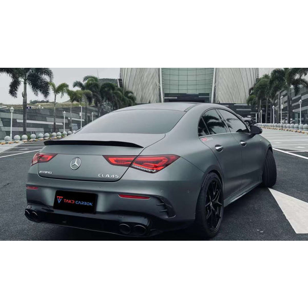 TAKD backspegelkåpor i Dry Carbon för Mercedes-Benz CLA 35 AMG C118
