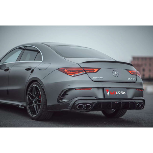 TAKD diffusor till bakre stötfångare i Dry Carbon för Mercedes-Benz CLA 45 AMG C118
