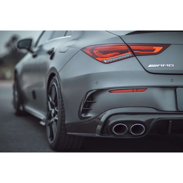 TAKD diffusor till bakre stötfångare i Dry Carbon för Mercedes-Benz CLA 45 AMG C118
