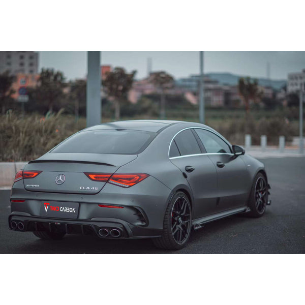 TAKD diffusor till bakre stötfångare i Dry Carbon för Mercedes-Benz CLA 45 AMG C118