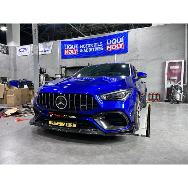 TAKD frontläpp i Dry Carbon för Mercedes-Benz CLA 45 S AMG C118