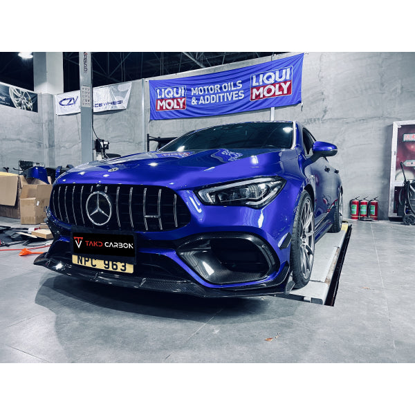 TAKD frontläpp i Dry Carbon för Mercedes-Benz CLA 45 S AMG C118