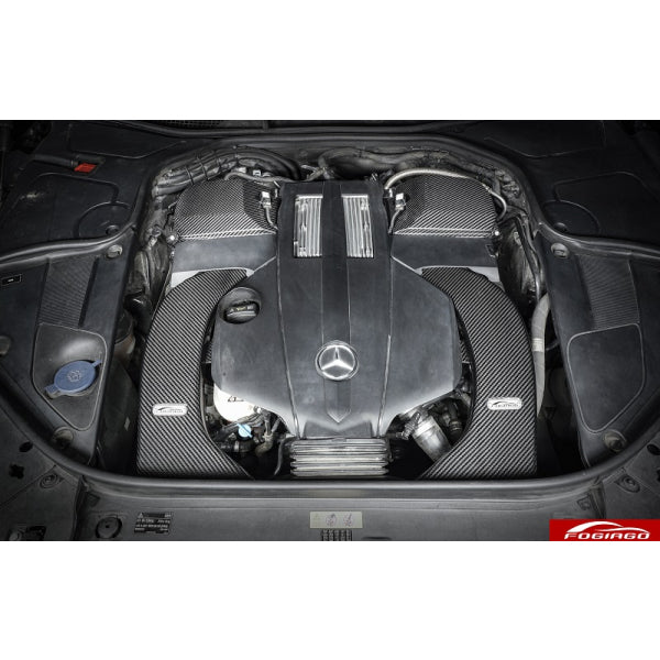 Kalluftsinsug i carbon för Mercedes-Benz S-klass W222 S350 3.0T 2014–2018