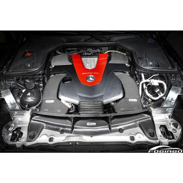 Kalluftsinsug i carbon för Mercedes-Benz E-klass C238 E53/E400/E450 3.0T 2017–2019