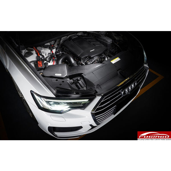 Kalluftsinsug (cold air intake) i carbon för Audi A6 45 C8 2.0T 2019