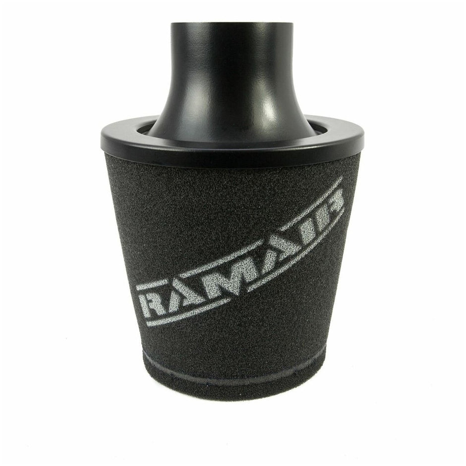 Ramair universellt koniskt luftfilter med aluminiumtopp Ø 60 mm svart (JS-102-BK)
