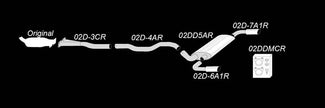 Volvo S60 II / V60 F 2010-2017 Duplex Sportavgassystem TA Technix – bild 2