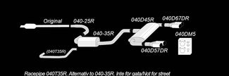 VW Scirocco III 13 2008- Duplex Sportavgassystem TA Technix – bild 2