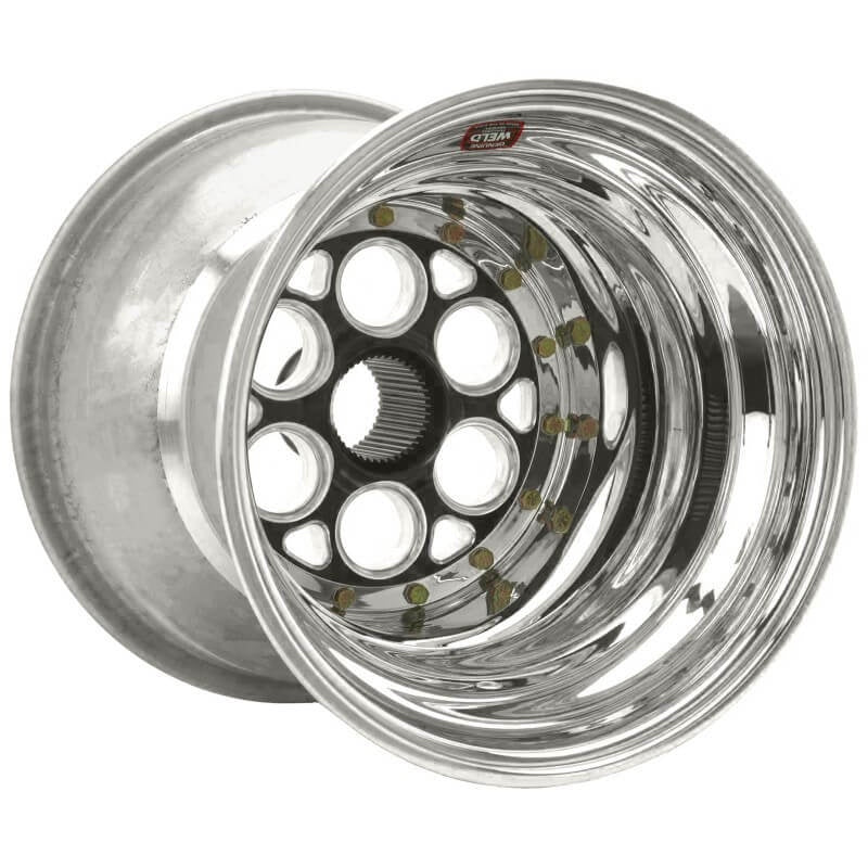 WELD Magnum Sprint 15x15 Fälg, 42-Spline Svart/Polerad/Polerad/IBL