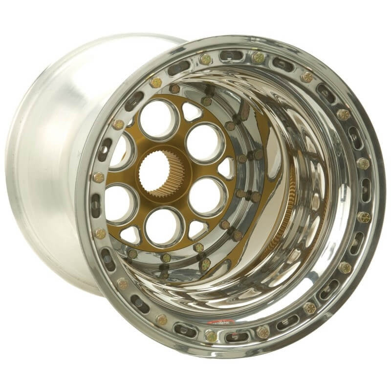 WELD Magnum Sprint 15x15 – Fälg, 42-Spline Guld/Polerad/Polerad/IBL