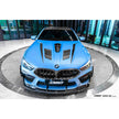 CMST Ventilerad motorhuv i carbon med glasruta för BMW M8 F91/F92/F93 – bild 3