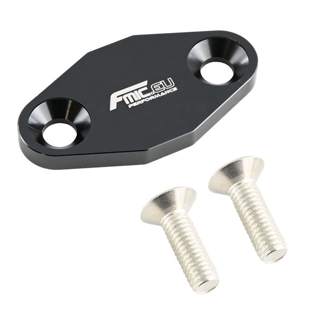 FMIC.EU Blindplugg för SAI-pump (sekundärluft) svartanodiserad – VW / Audi 1.8T (FMIC-SFR-001)