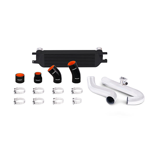 Mishimoto Intercooler-kit – Ford Mustang EcoBoost 2015– (svart intercooler, polerade rör)