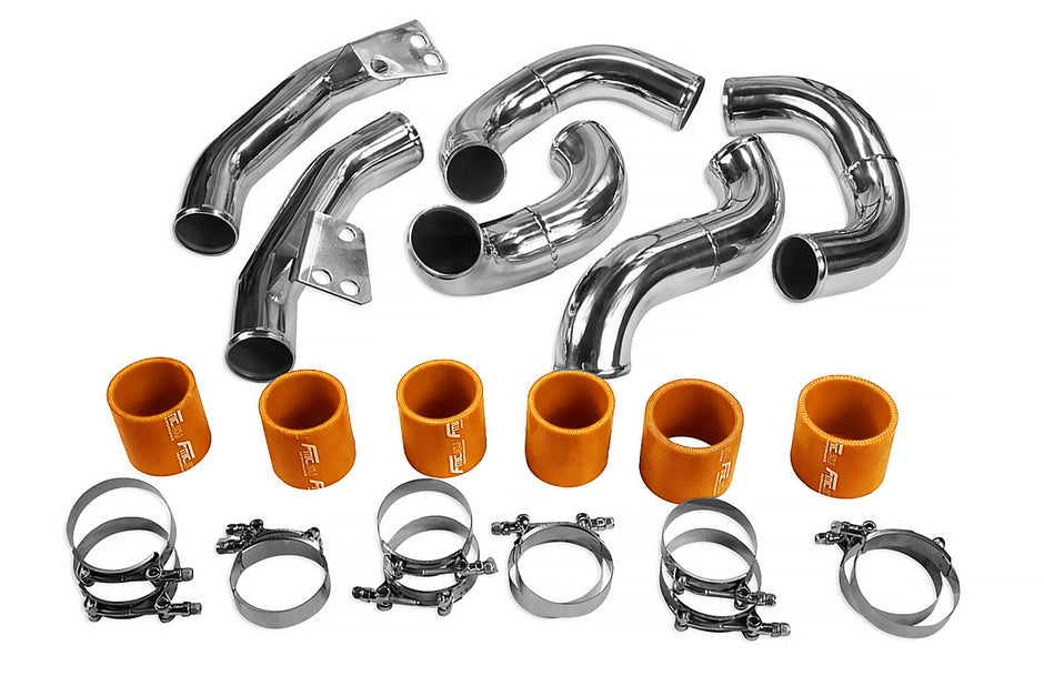 FMIC.EU Laddluftsrör till intercooler Nissan GT-R R35 2009–2013 (Orange)