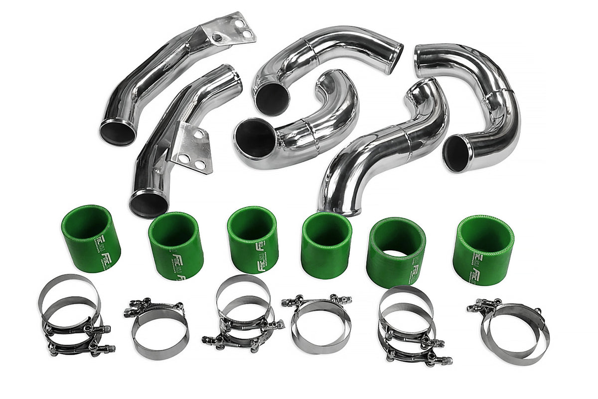 FMIC.EU Laddluftsrör till intercooler – Nissan GT-R R35 2009–2013 (Grön)